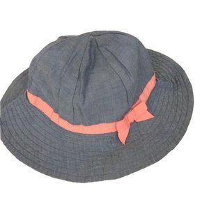 Gymboree Chambray sun hat girl 4-5T